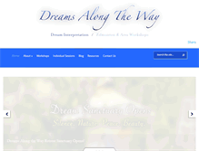 Tablet Screenshot of dreamsalongtheway.com